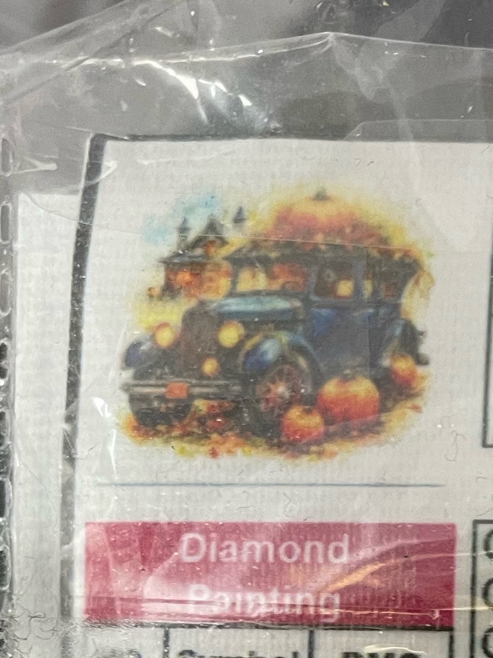 Fall Diamond Painting Kits for Adults Beginners Truck Pumpkin Diamond Art Kit